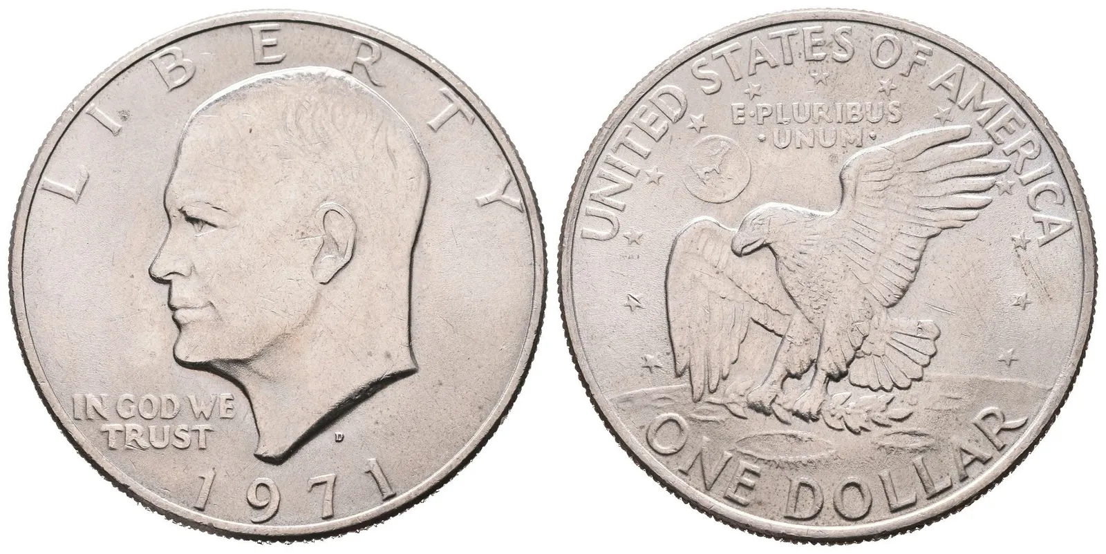USA, 1 Dollar 1971 D - Dwight D. Eisenhower