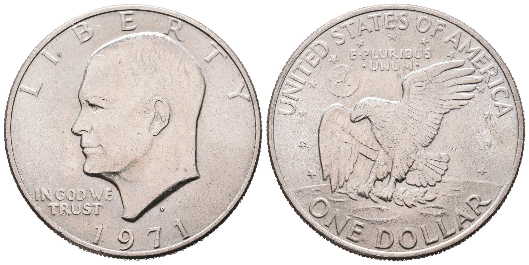 USA, 1 Dollar 1971 D - Dwight D. Eisenhower