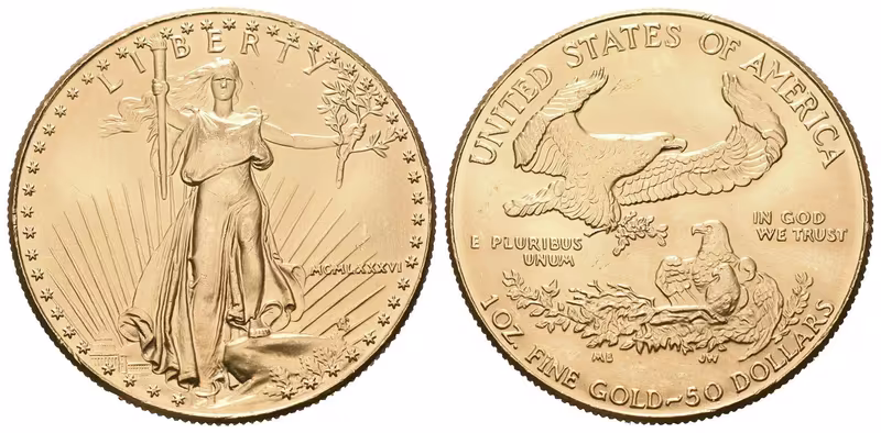 USA, 50 Dollars 1986 - American Gold Eagle