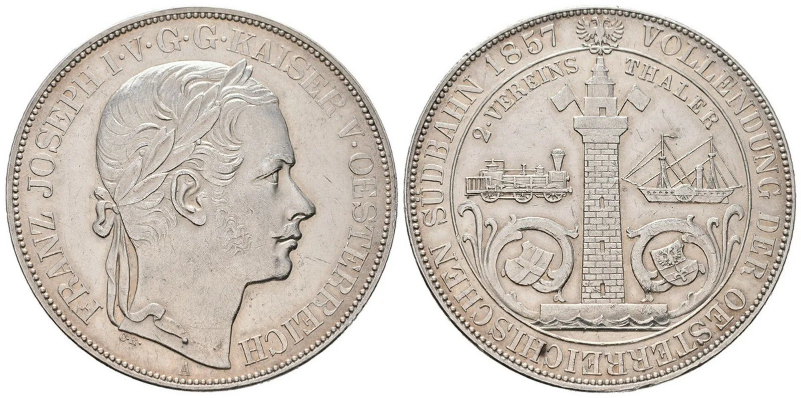 Rakouská a spolková měna, 1857 - 1892 — 1