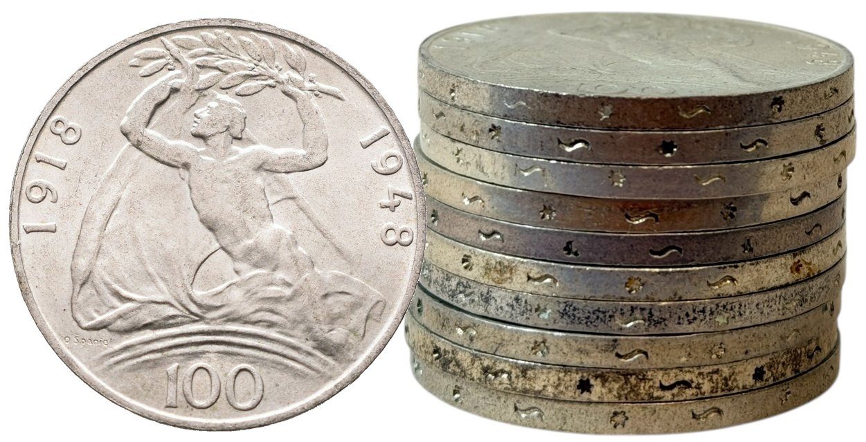 Soubor mincí - 100 Koruna 1948 - 30 let ČSR