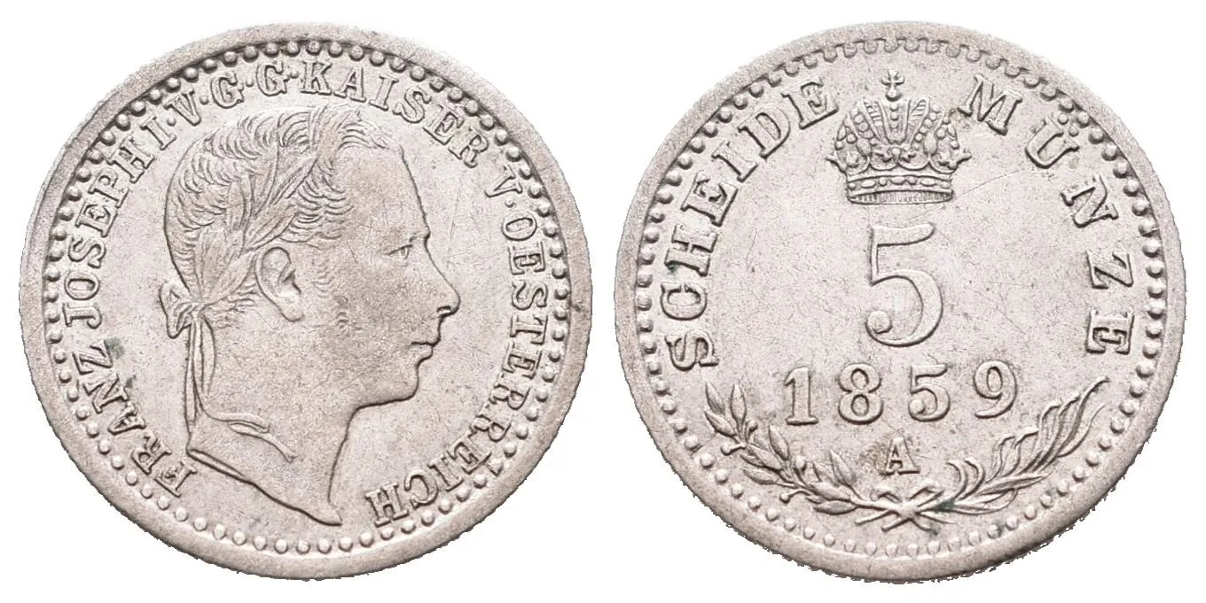 5 Krejcar 1859 A