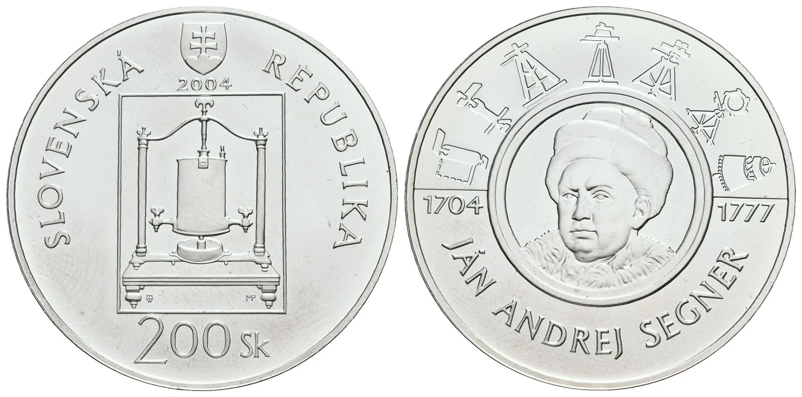 200 Sk 2004 - Ján Andrej Segner, Nov.44 — 1