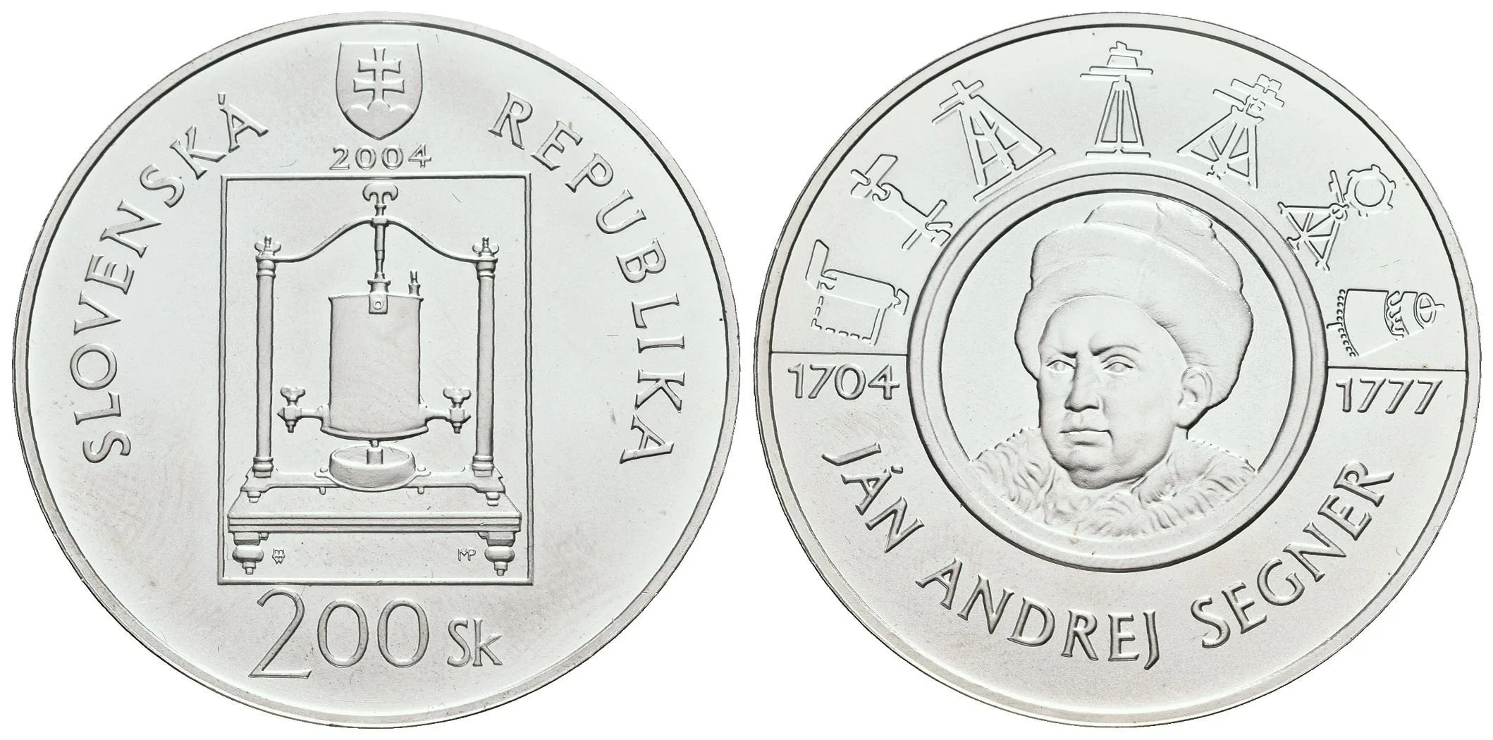200 Sk 2004 - Ján Andrej Segner, Nov.44 — 1