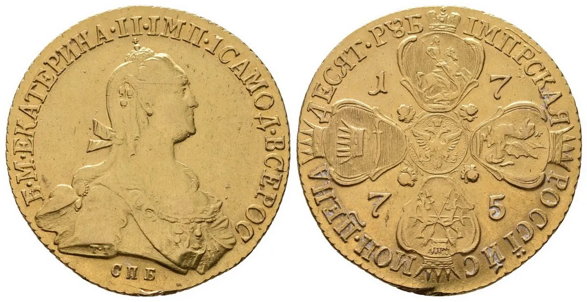 Rusko, Kateřina II., 1762 - 1796 — 1