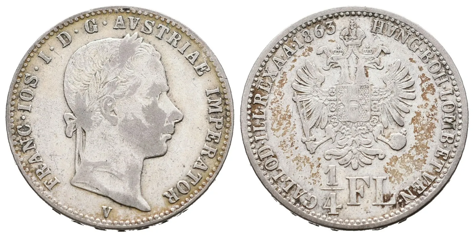 1/4 Zlatník 1863 V