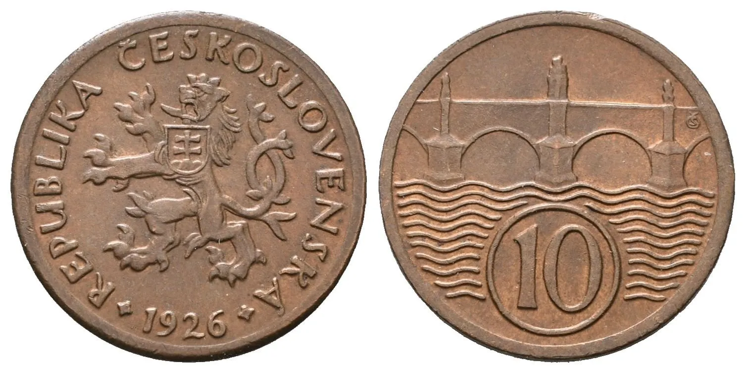 10 Haléř 1926