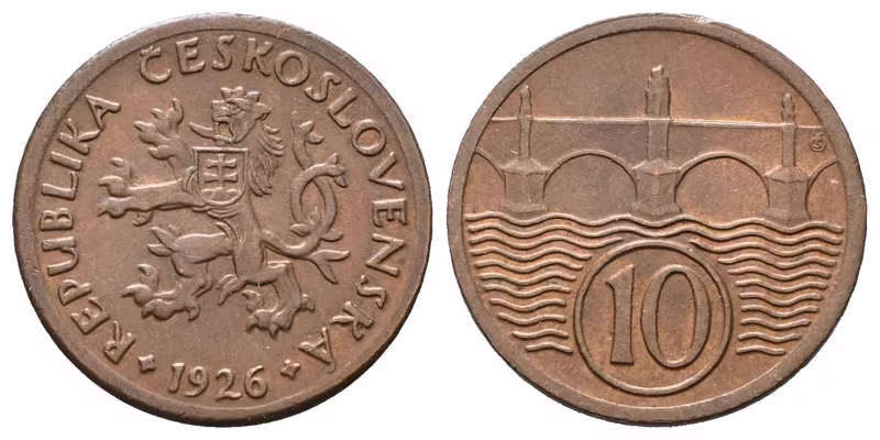 10 Haléř 1926