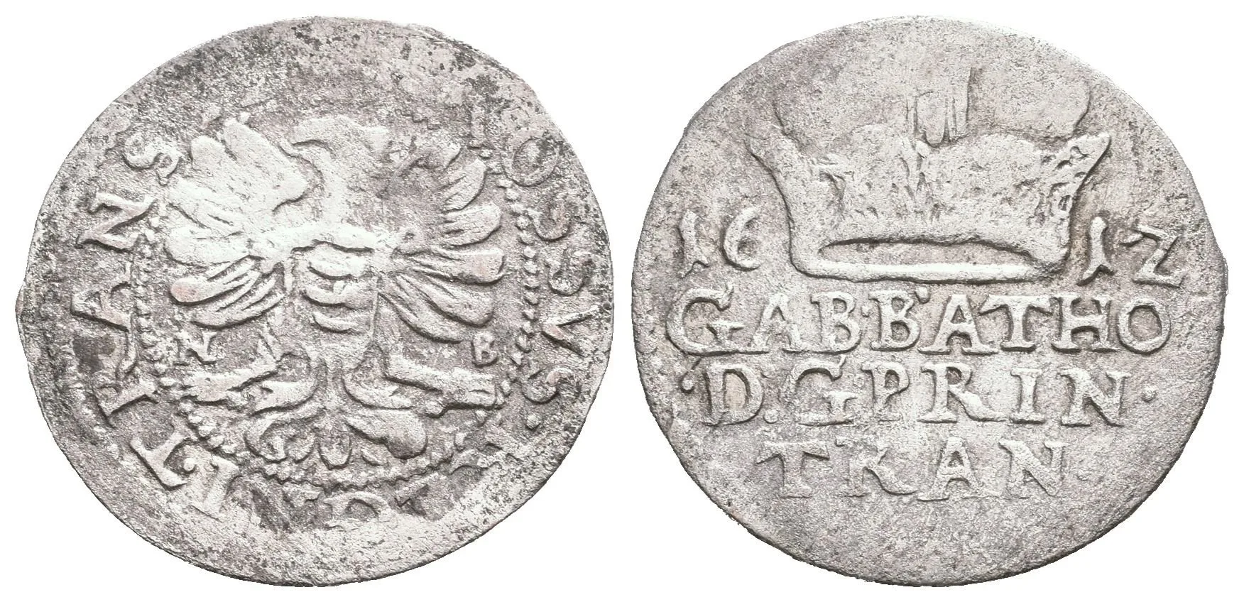 Groš 1612, NB, Husz.290 — 1
