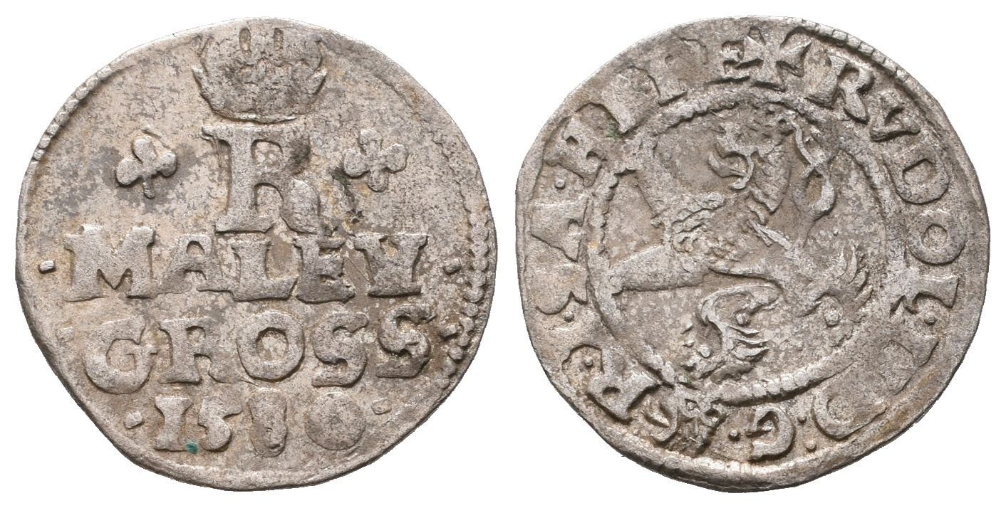Rudolf II., Malý groš 1580, Praha