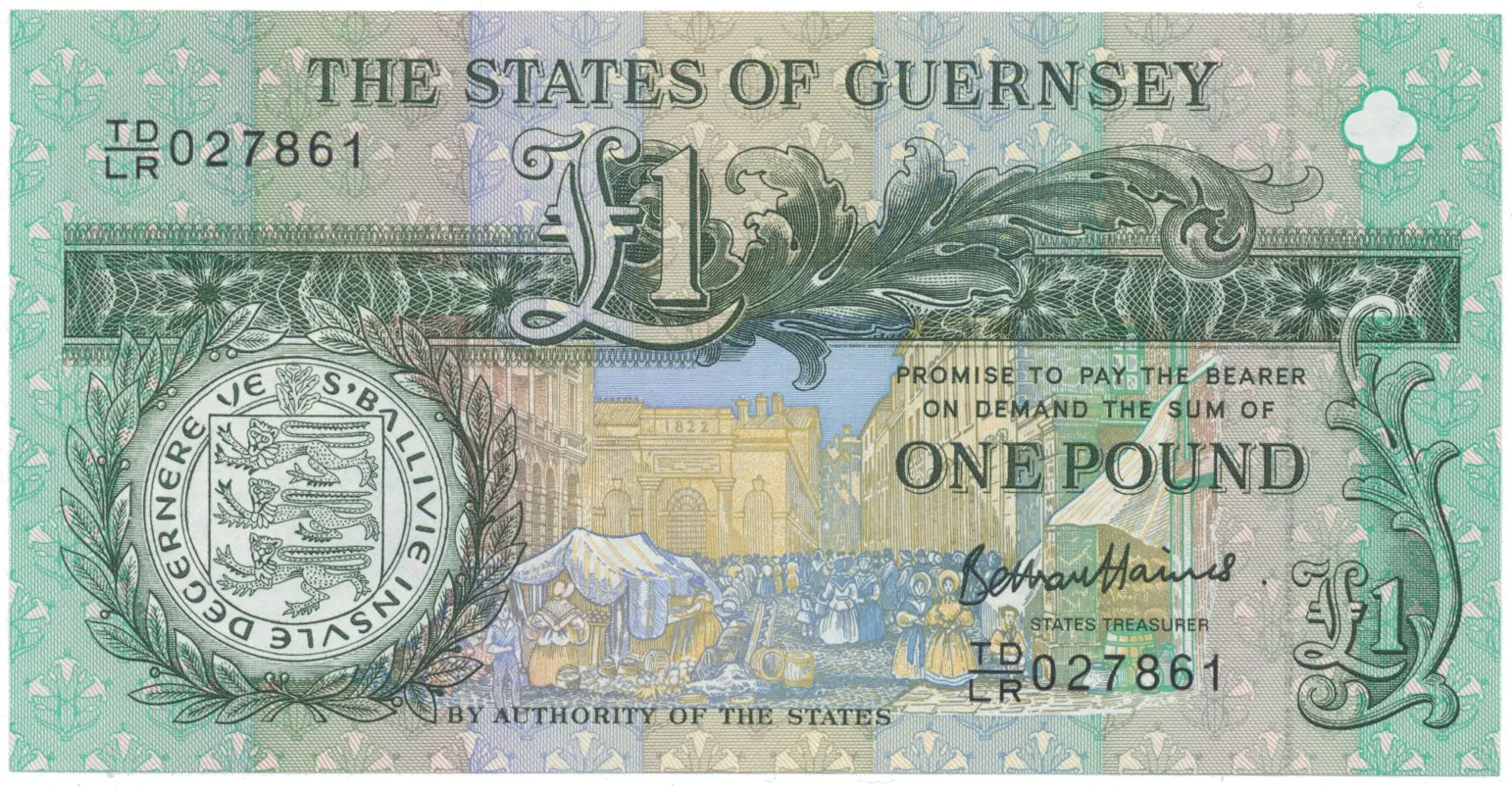 Guernsey, 1 Pound 2013, P.62, pamětní vydání