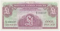 Velká Británie, 1 Pound (1962), BAF - vojenské vydání, P.M36