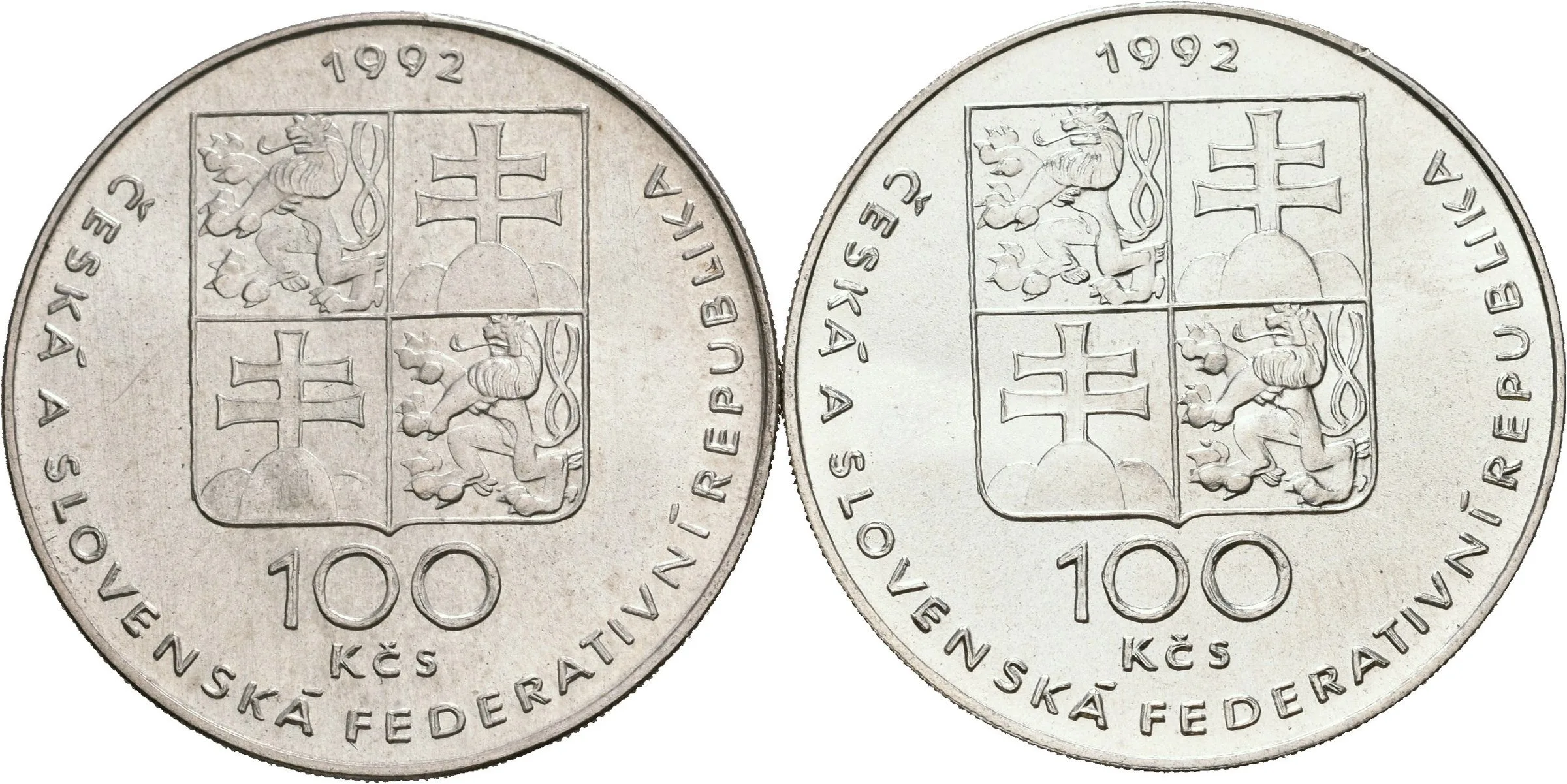 100 Kčs 1992 - Lidice a Ležáky, lesk, patina — 1