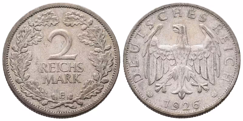 Výmar, 2 Marka 1926 E