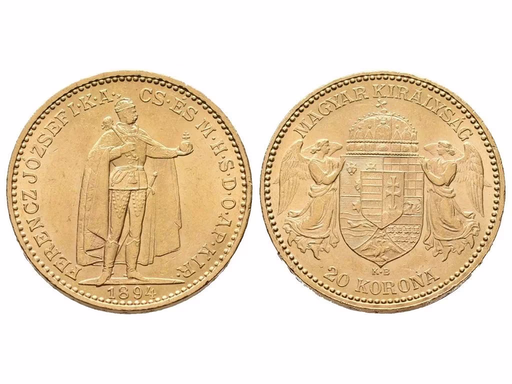 20 Koruna 1894 KB, vzácná