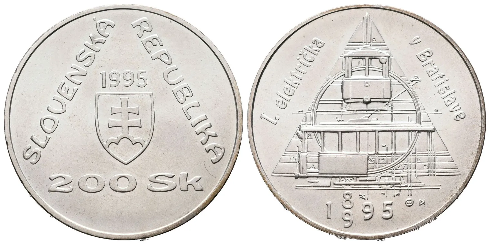 200 Sk 1995 - 1. električka v Bratislavě, běžná kvalita