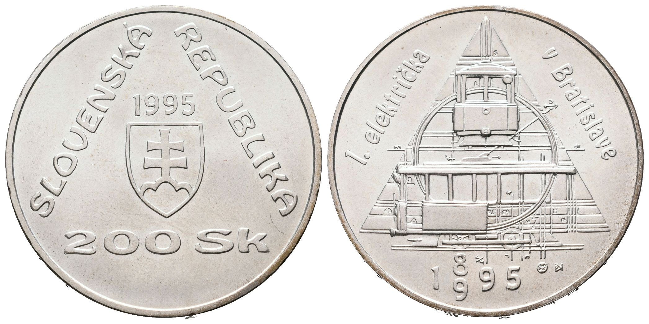 200 Sk 1995 - 1. električka v Bratislavě, běžná kvalita