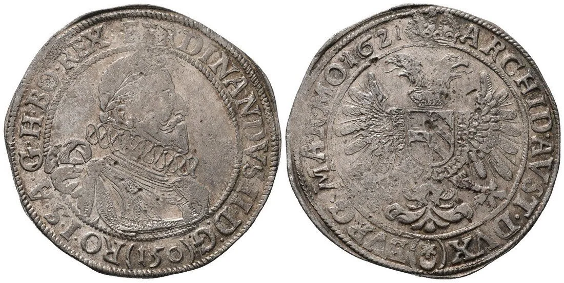 Ferdinand II., 1619 - 1637 (Mince kiprová) — 1
