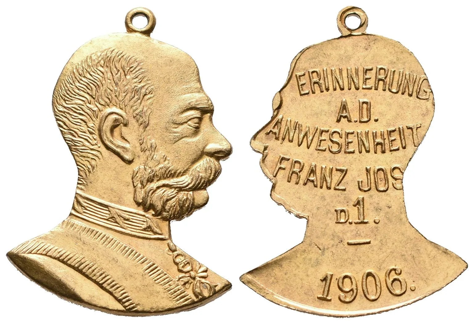 František Josef I., medaile na návštěvu a přítomnost císaře — 1