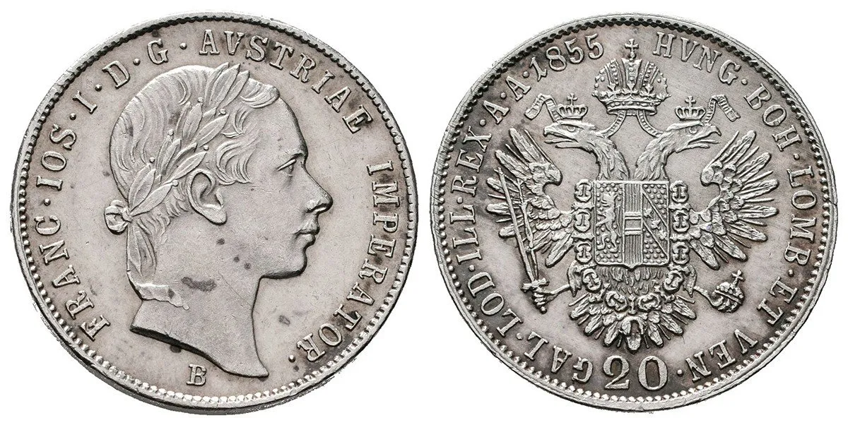 Konvenční měna, 1848 - 1857 — 1