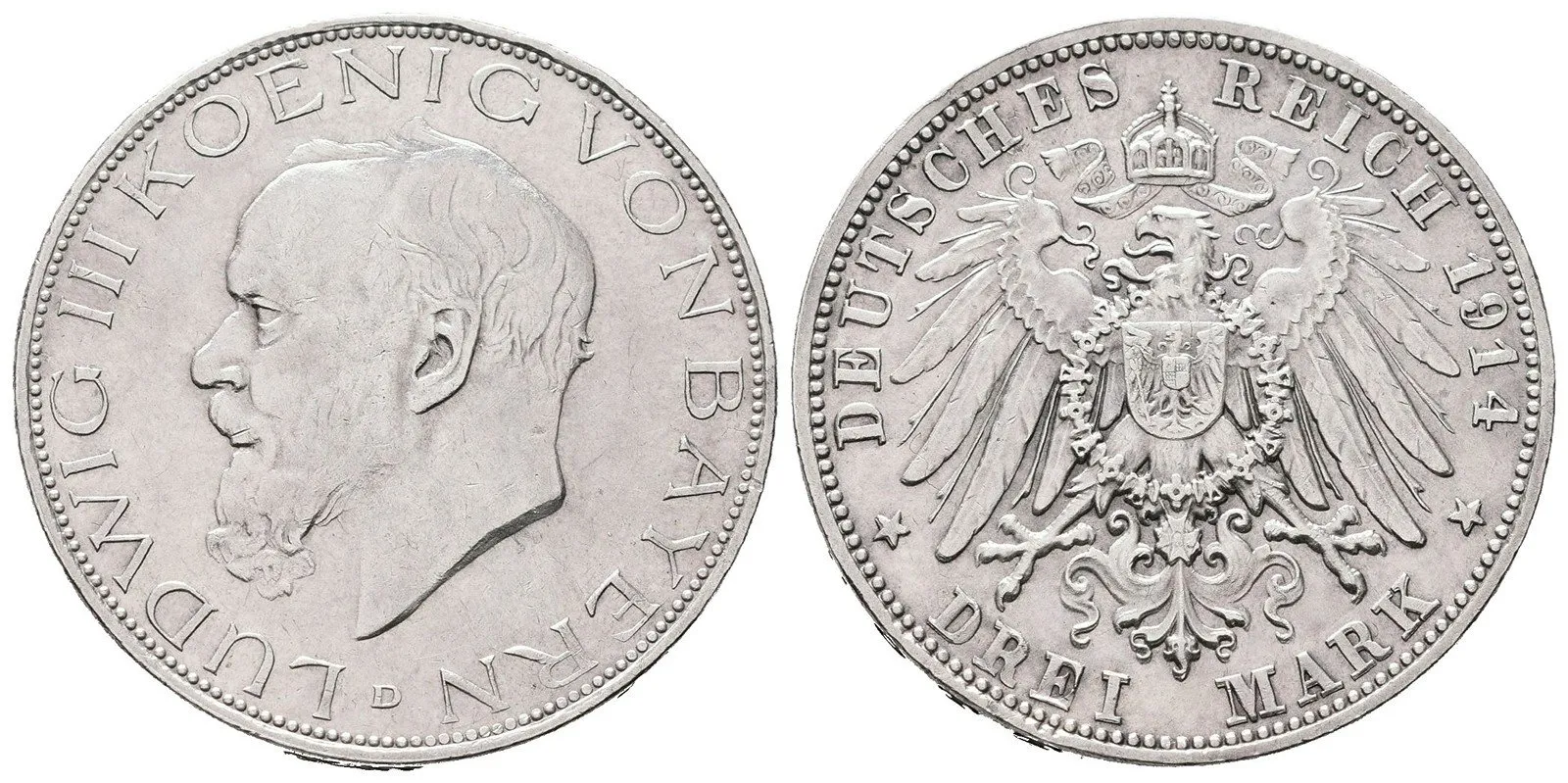 Bavorsko, Ludwig III., 1913 - 1918 — 1