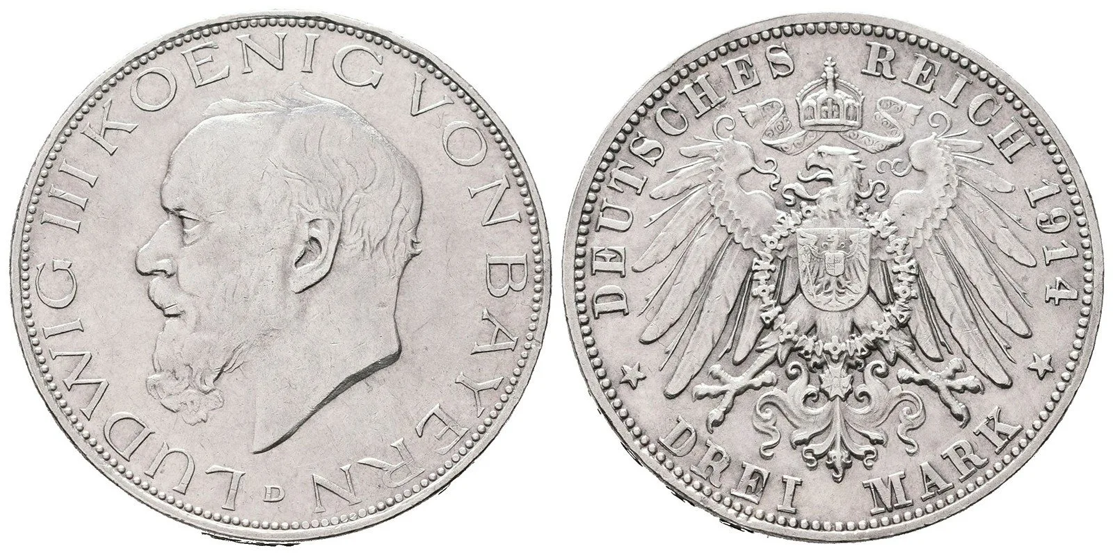 Bavorsko, Ludwig III., 1913 - 1918 — 1