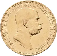 10 Koruna 1909, typ Marschall - fotografie 3