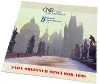 Sada oběžných mincí 1999 - Petr Parléř, pomačkaný přebal_9 ks — 1
