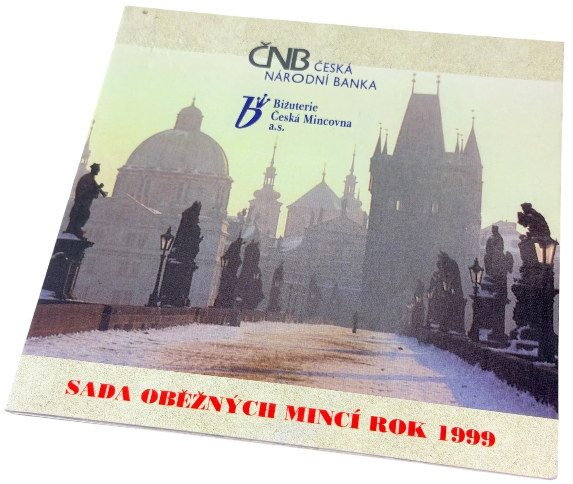 Sada oběžných mincí 1999 - Petr Parléř, pomačkaný přebal_9 ks — 1