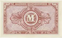 Okupační poukázky Allierte, 10 Mark 1944, tisk USA, 9-místný číslovač, Hej.AM4a - fotografie 2