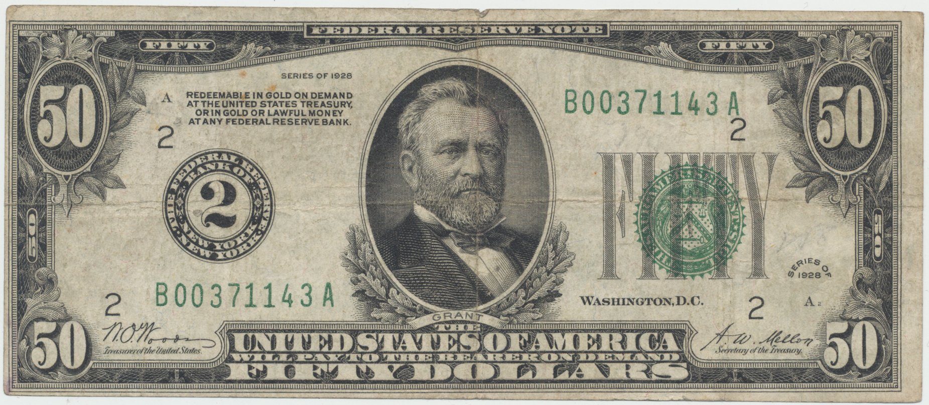 USA, 50 Dollars 1928, Pick.423
