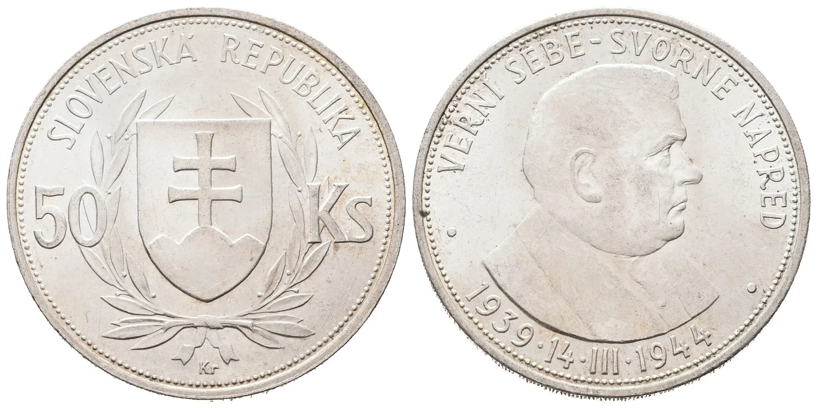 50 Koruna 1944 - Jozef Tiso