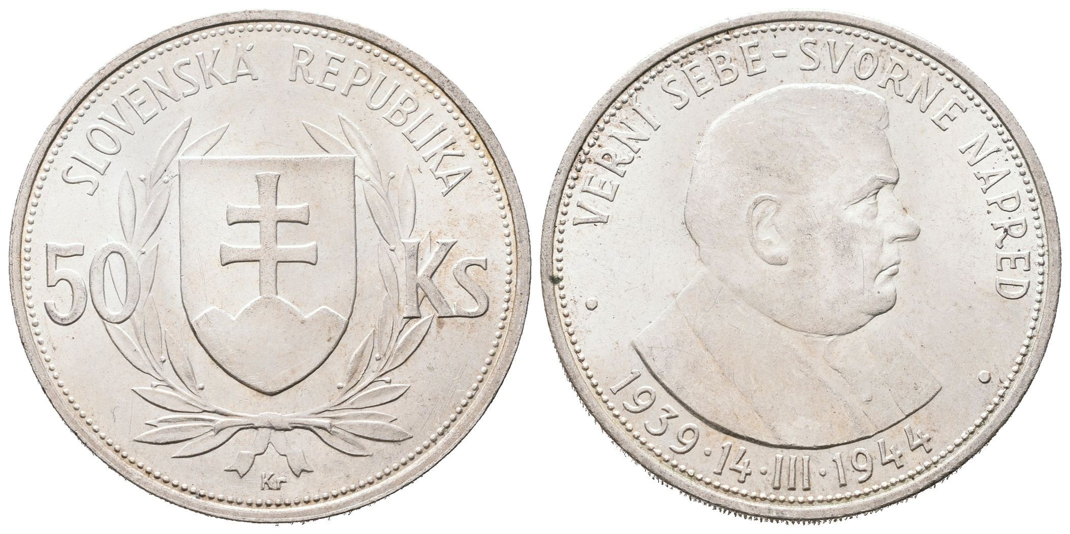 50 Koruna 1944 - Jozef Tiso
