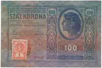 100 Koruna 1912 (1919), kolkovaná, Hej.5a