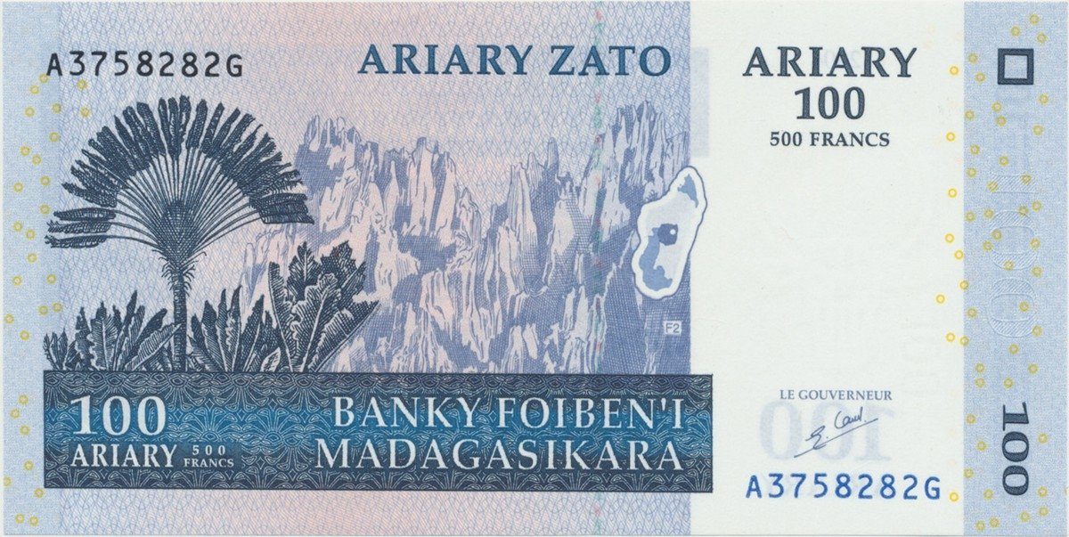 Madagaskar, 100 Ariary 2004, P.86