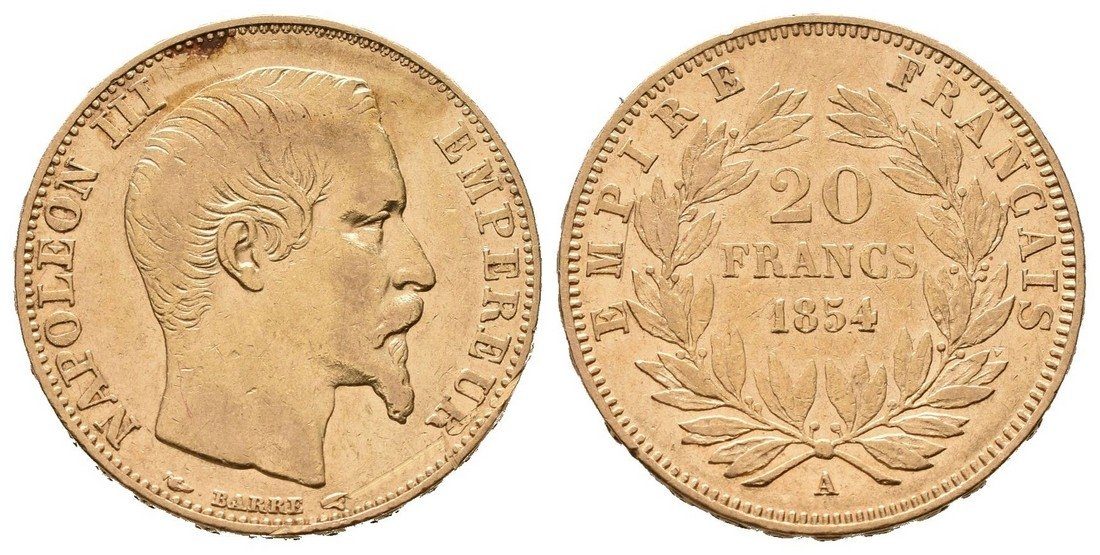 Francie, 20 Frank 1854 A