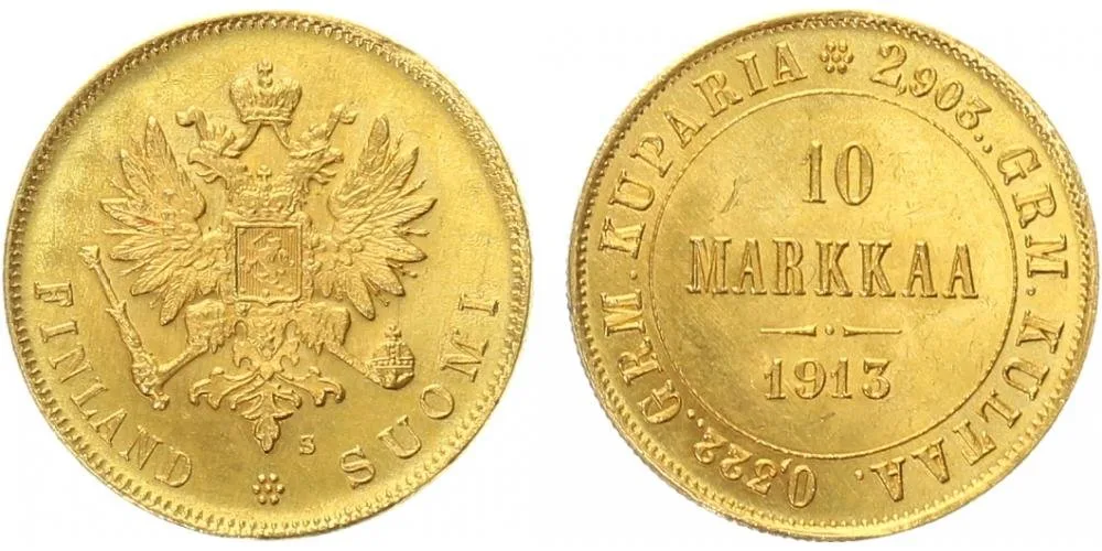 Ražby pro Finsko, Mikuláš II., 1894 - 1917 — 1