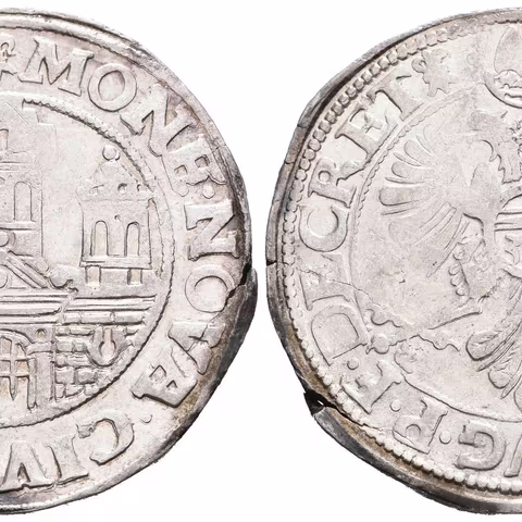 Tolar 1584, Dav.9221, Gae.3334, pěkná zachovalost, patina, vady střížku (28,77 g)
