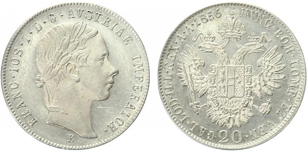 Konvenční měna, 1848 - 1857 — 1