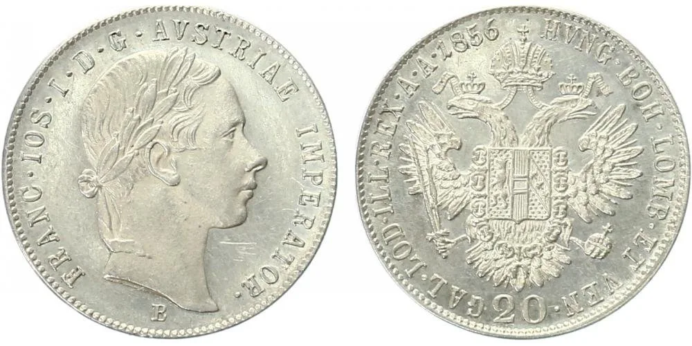 Konvenční měna, 1848 - 1857 — 1
