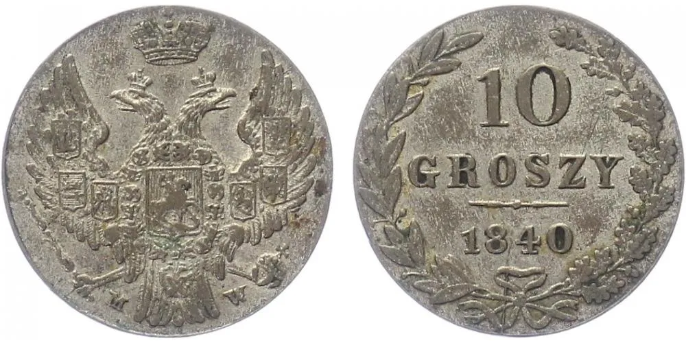 Ražby pro Polsko, Mikuláš I., 1825 - 1855 — 1