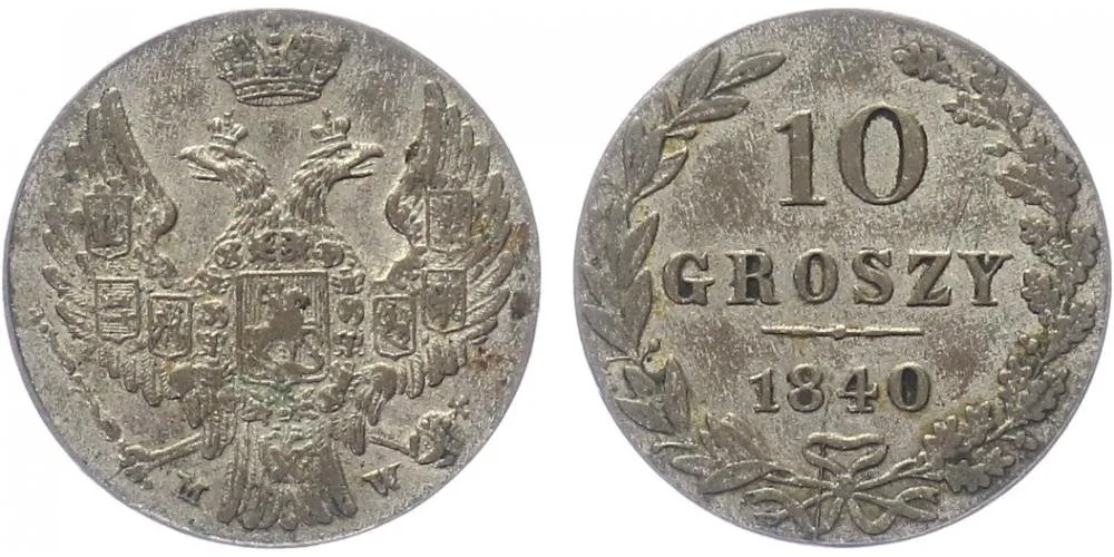 Ražby pro Polsko, Mikuláš I., 1825 - 1855 — 1