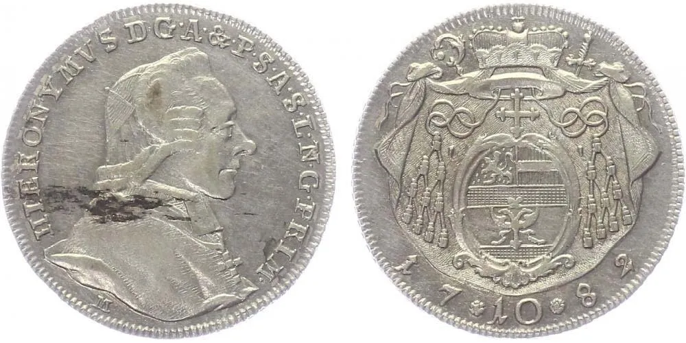 Salzburg - arcibiskupství, Hyeronymus Colloredo, 1772 - 1803 — 1