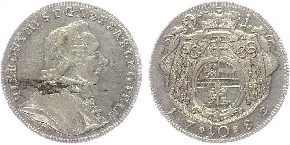 Salzburg - arcibiskupství, Hyeronymus Colloredo, 1772 - 1803 — 1