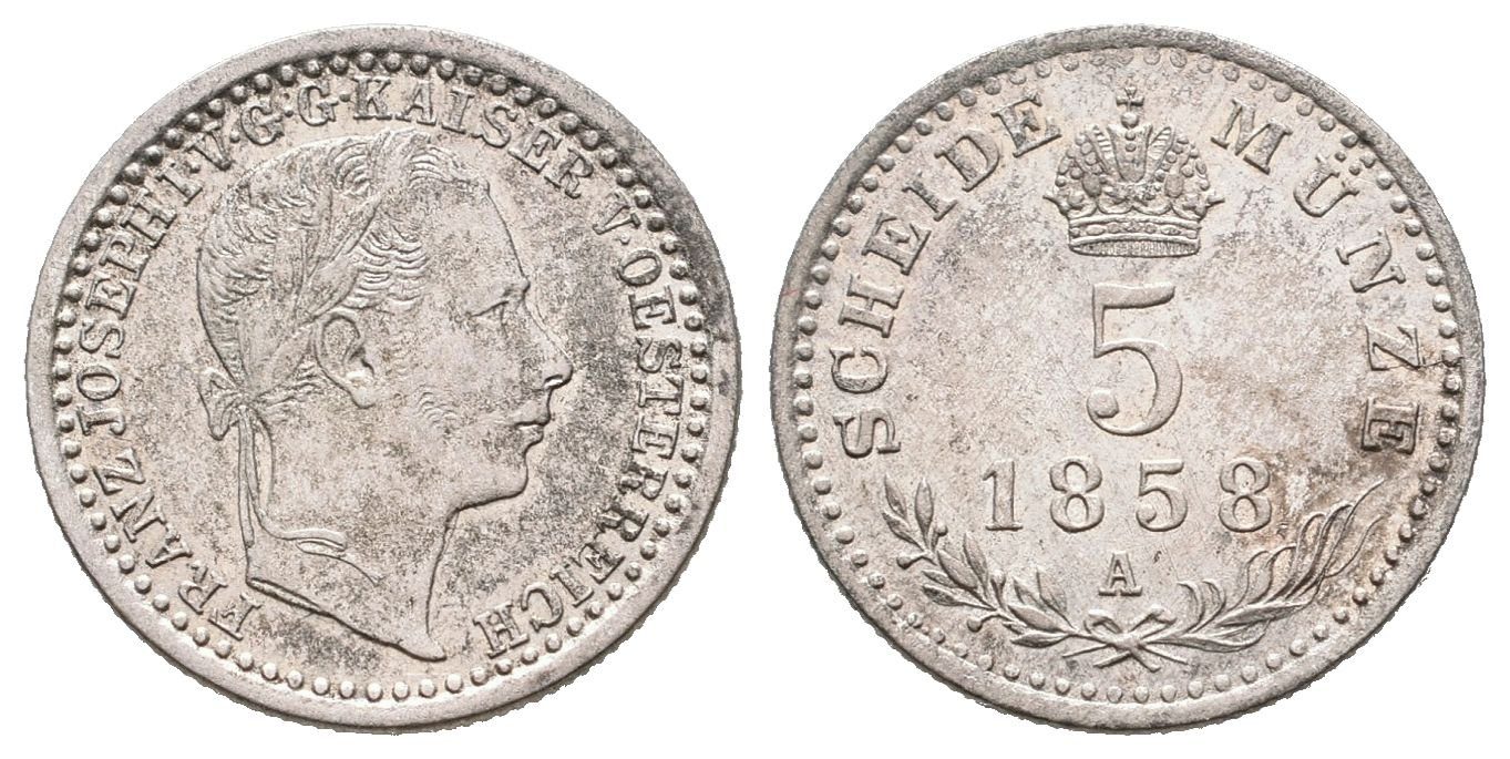 5 Krejcar 1858 A