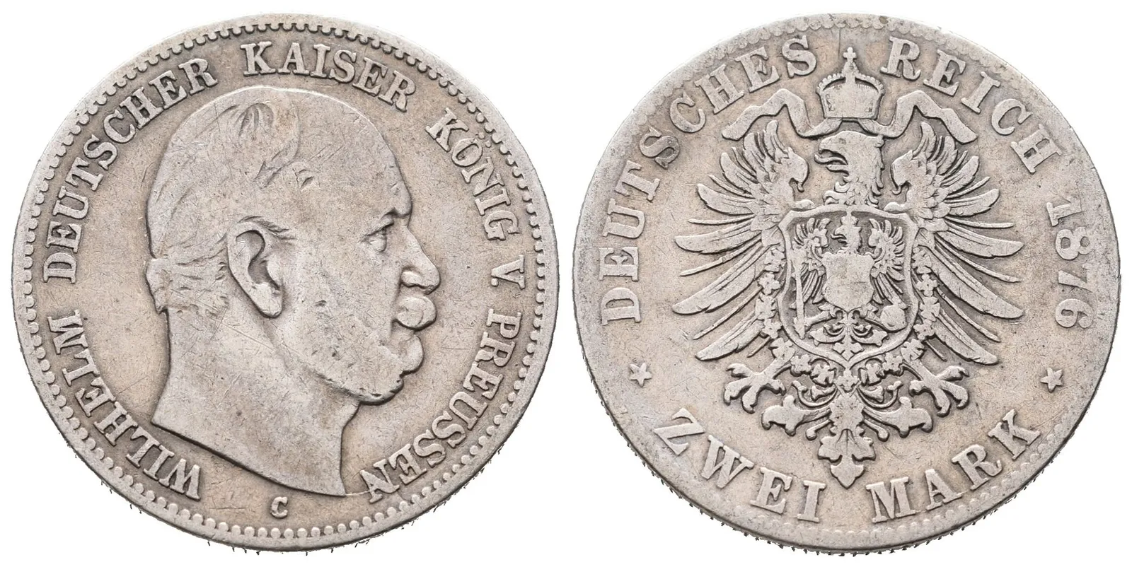 Prusko, 2 Marka 1876 C