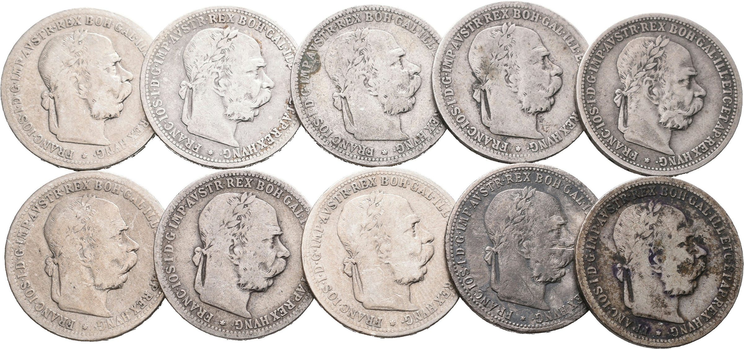 1 Koruna 1894, 10 kusů
