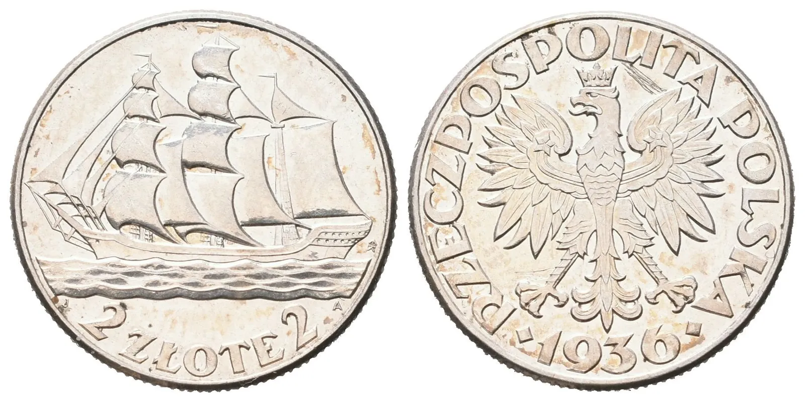 Polsko, 2 Zloté 1936 - Gdyně