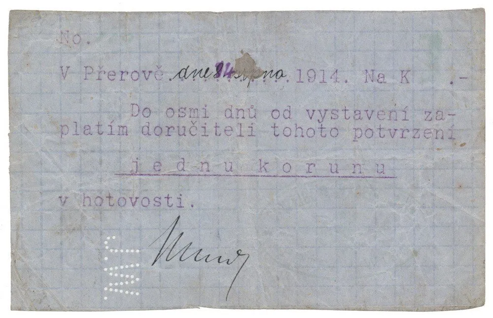 Nouzovky české od roku 1914 — 1
