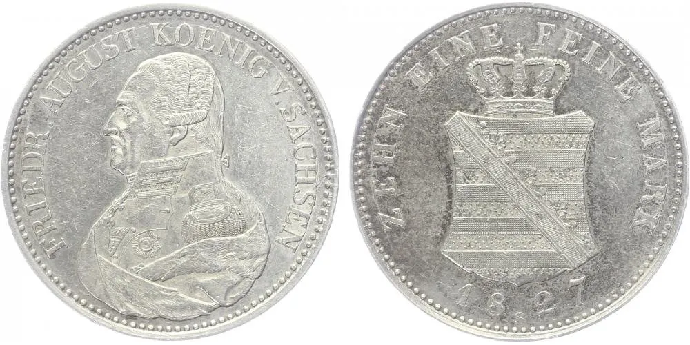 Sasko, Friedrich August III./I., 1763 - 1827 — 1